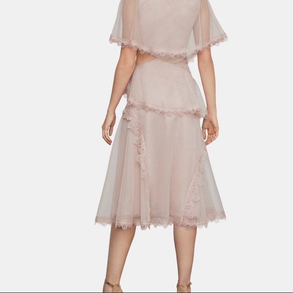 BCBGMaxAzria Baby Pink Capulet Cutout Dress - Picture 3 of 8